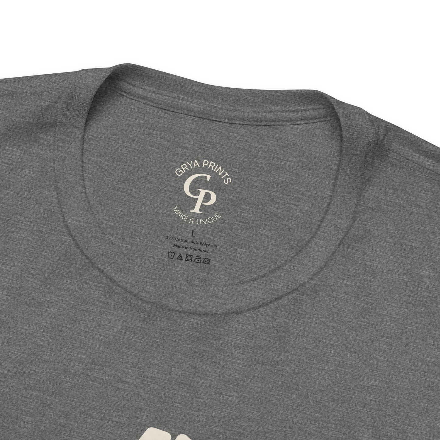 Camiseta unisex "Nunca te rindas" de jersey de algodón motivacional