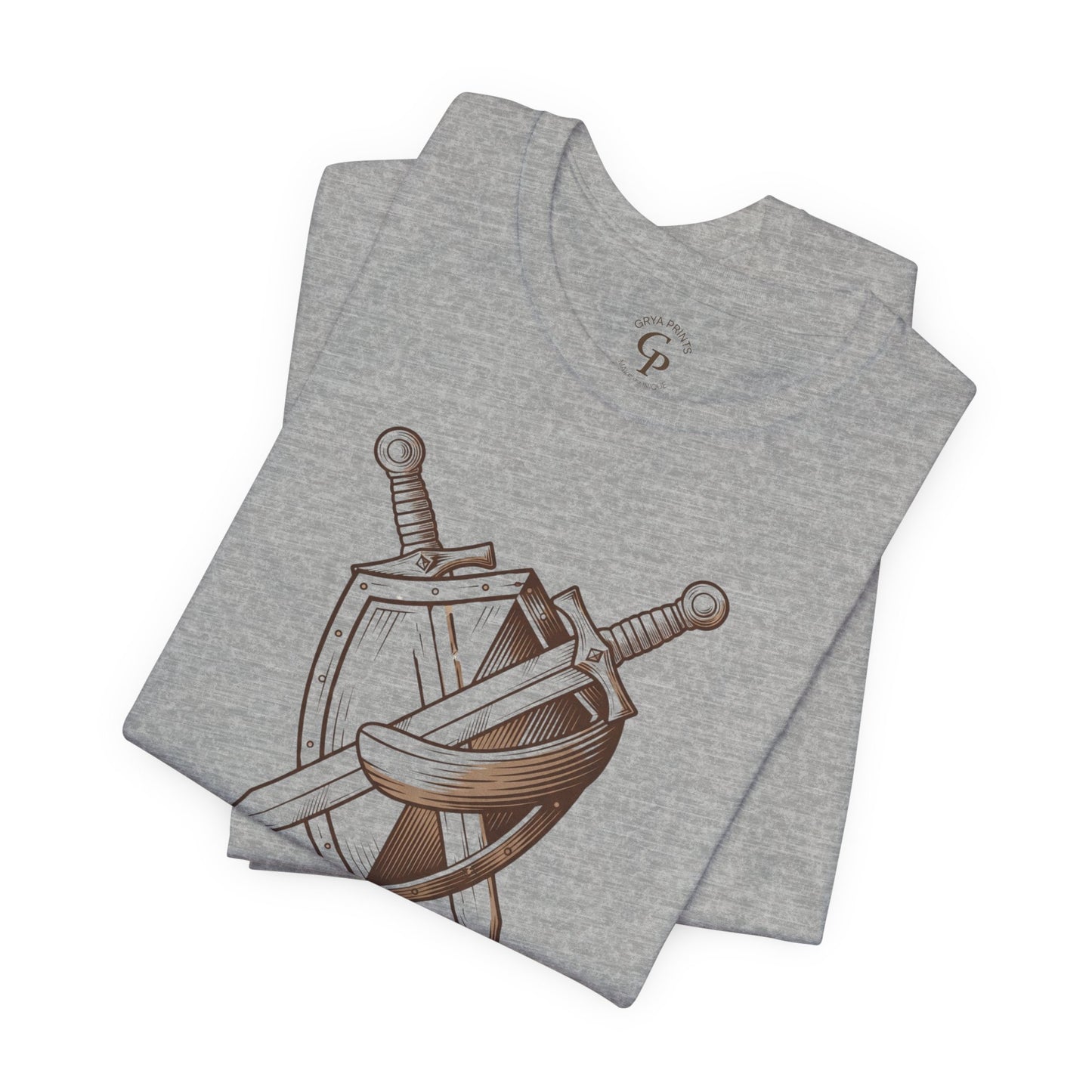 Camiseta unisex de empoderamiento "Eres el arma, el escudo"