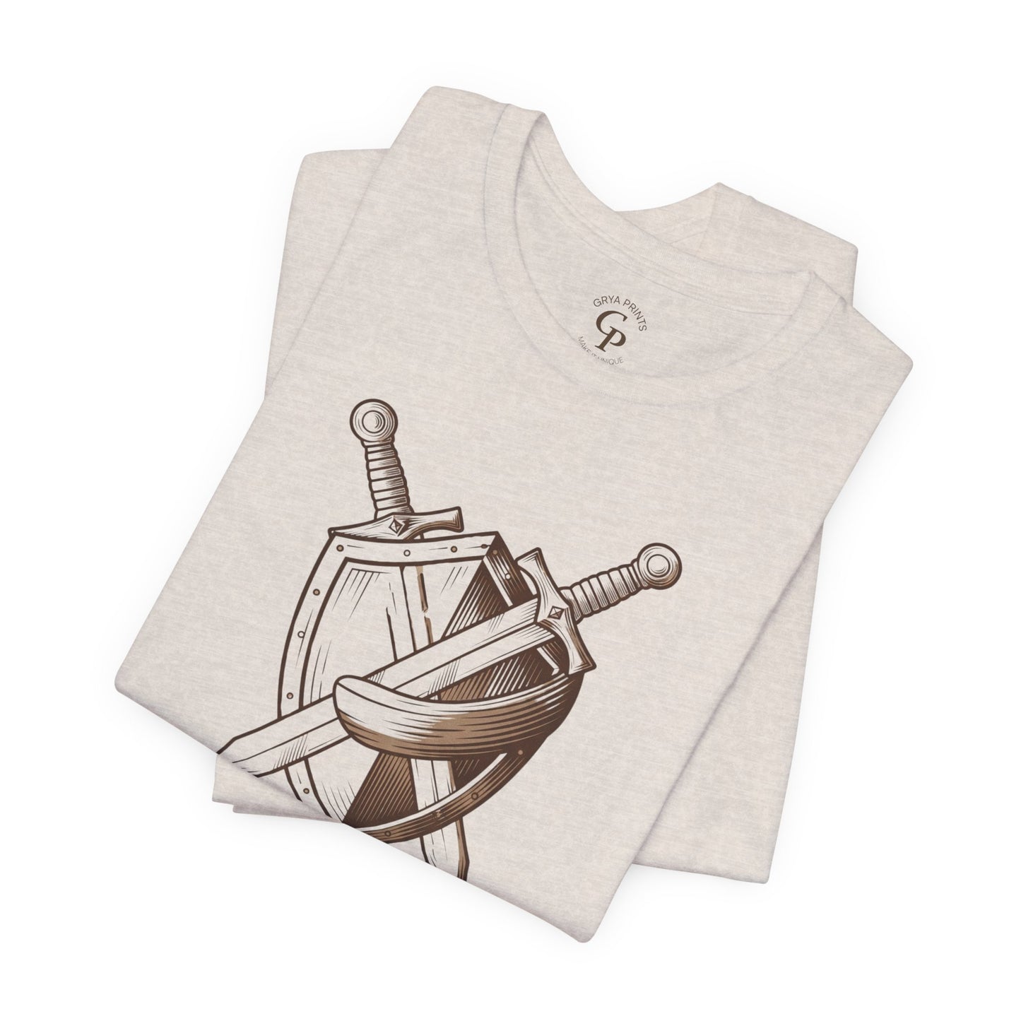 Camiseta unisex de empoderamiento "Eres el arma, el escudo"