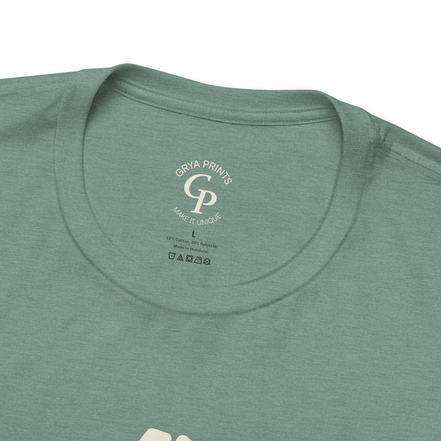 Camiseta unisex "Nunca te rindas" de jersey de algodón motivacional