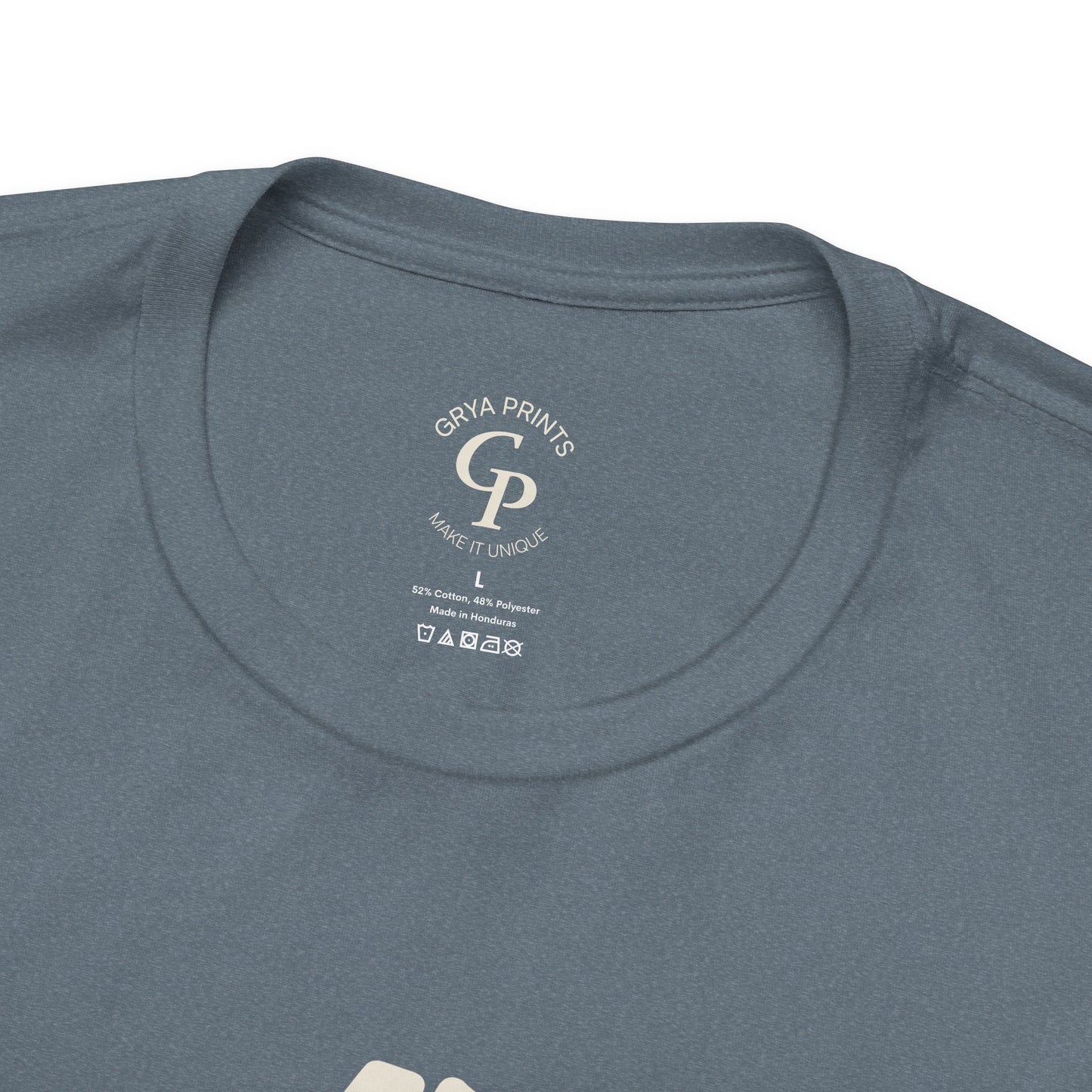 Camiseta unisex "Nunca te rindas" de jersey de algodón motivacional