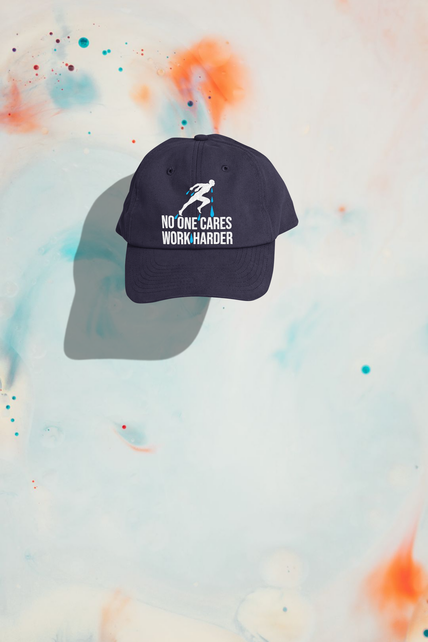 Gorra de algodón bordada unisex "No One Cares Work Harder Dad"