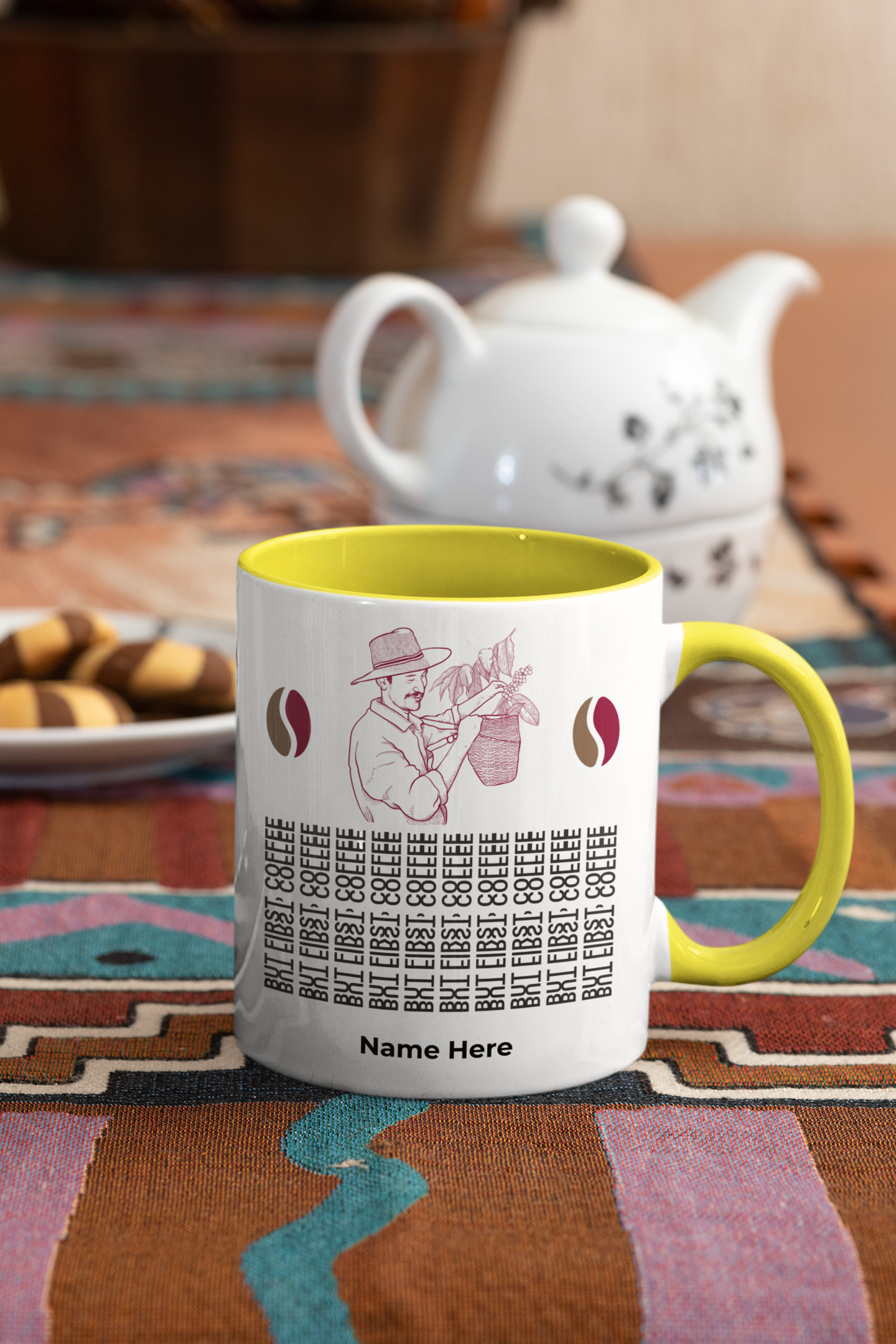 Taza de café con sorpresa oculta: artículos para beber con un diseño divertido para los primeros amantes del café
