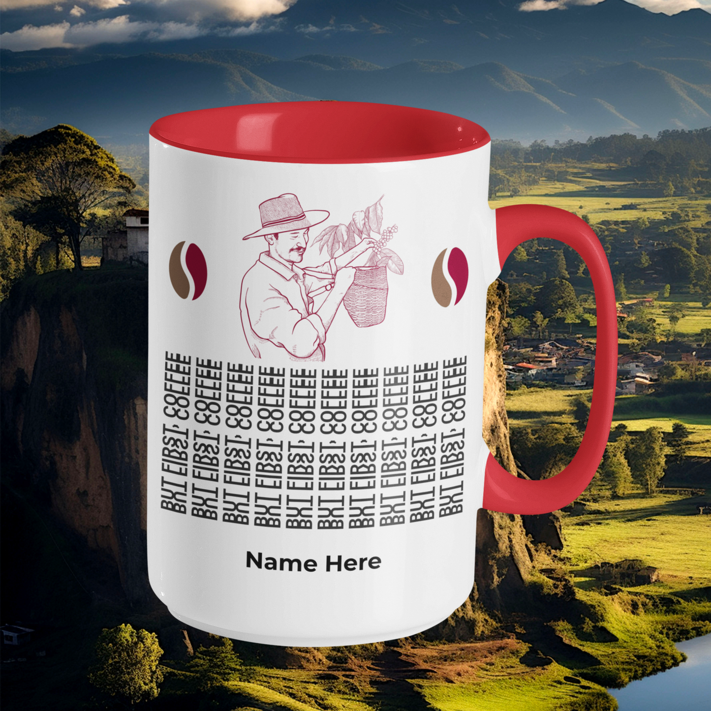 Taza de café con sorpresa oculta: artículos para beber con un diseño divertido para los primeros amantes del café