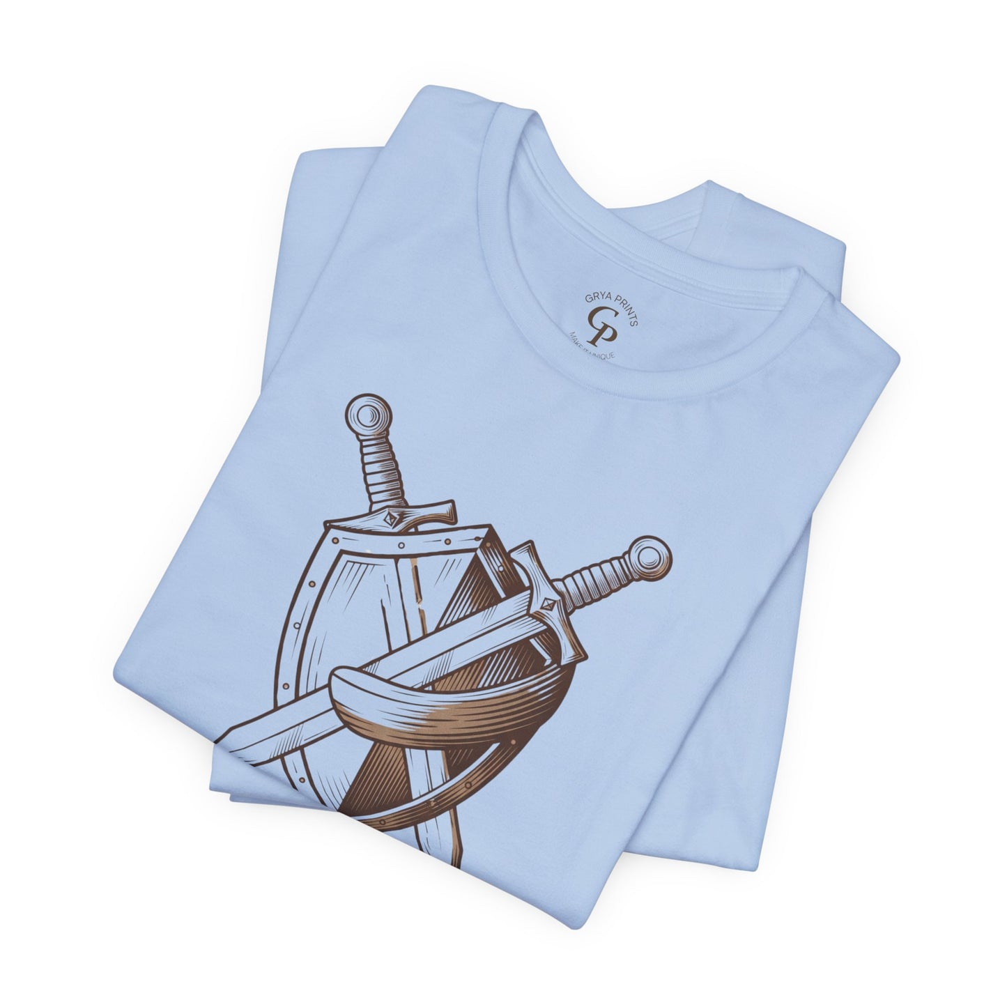 Camiseta unisex de empoderamiento "Eres el arma, el escudo"