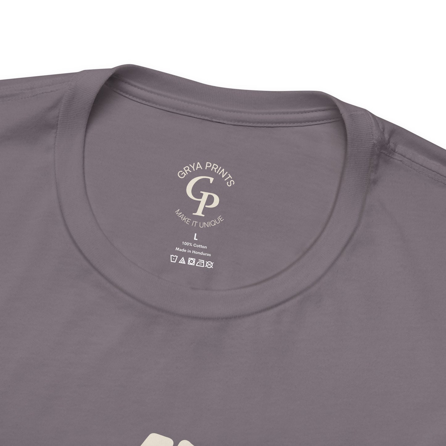 Camiseta unisex "Nunca te rindas" de jersey de algodón motivacional
