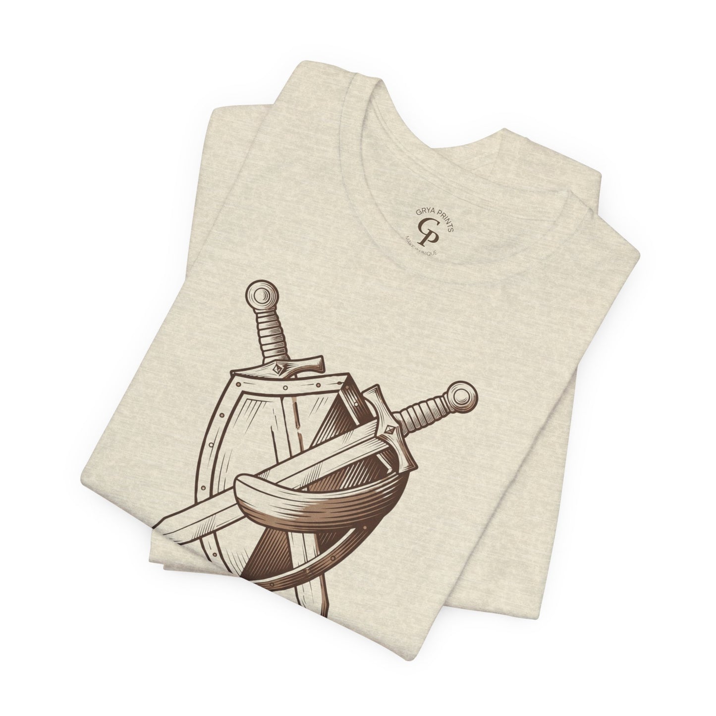 Camiseta unisex de empoderamiento "Eres el arma, el escudo"