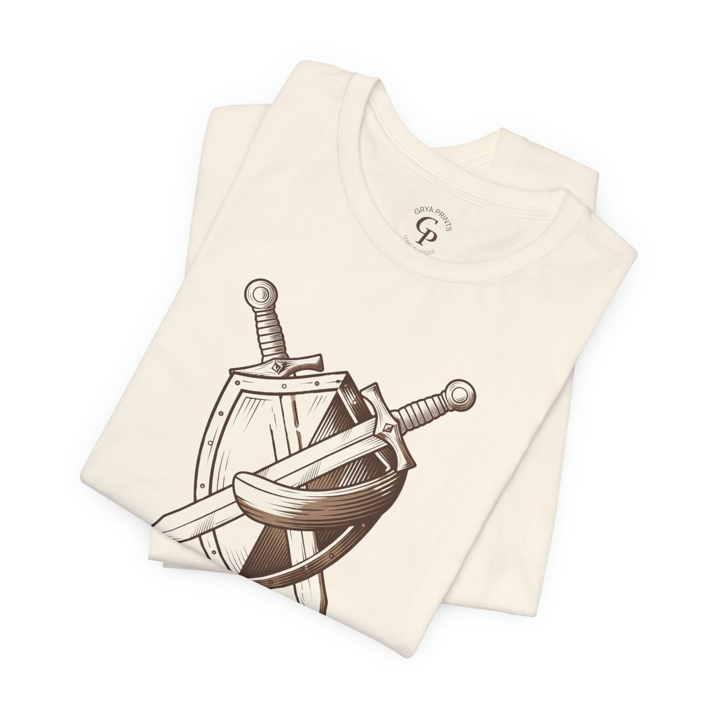 Camiseta unisex de empoderamiento "Eres el arma, el escudo"