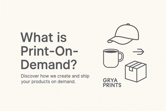 What Is Print-on-Demand and Why We Use It at Grya Prints