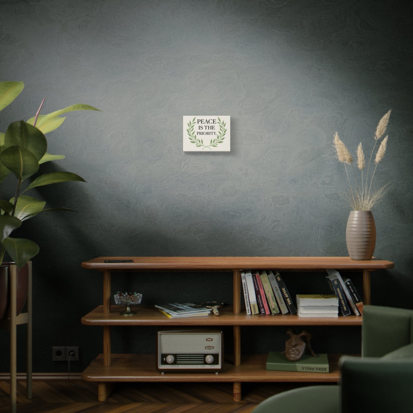 Peace Is the Priority – Mindful Matte Canvas Wall Art 1.25”