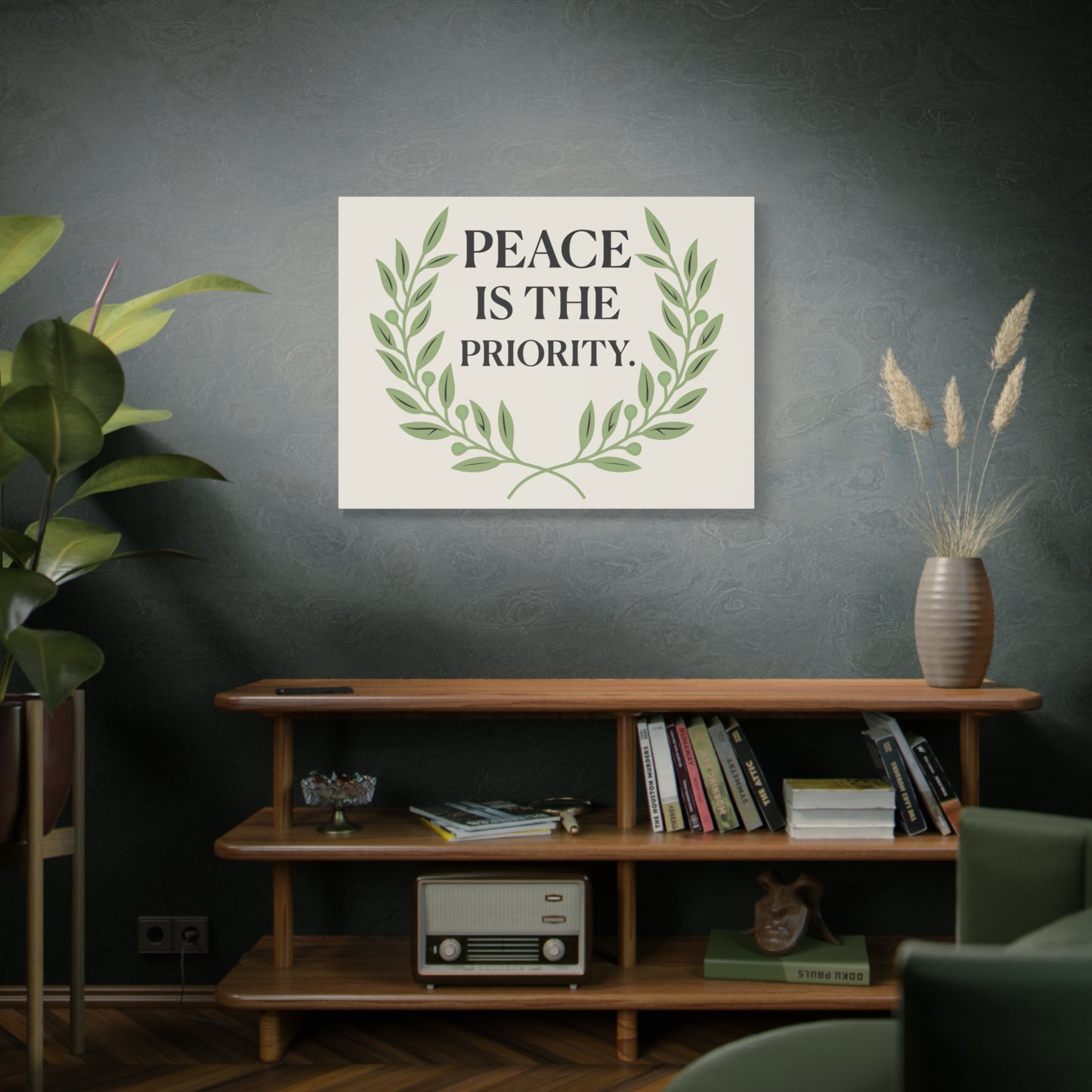 Peace Is the Priority – Mindful Matte Canvas Wall Art 1.25”