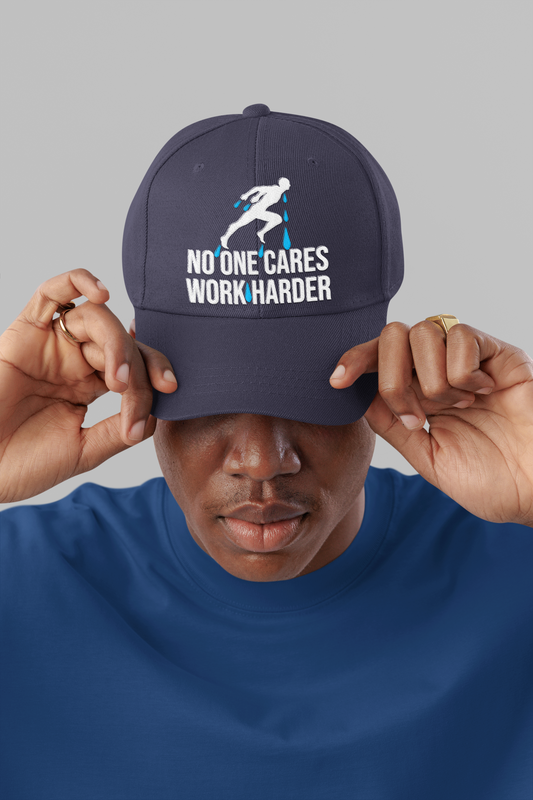 Gorra de algodón bordada unisex "No One Cares Work Harder Dad"