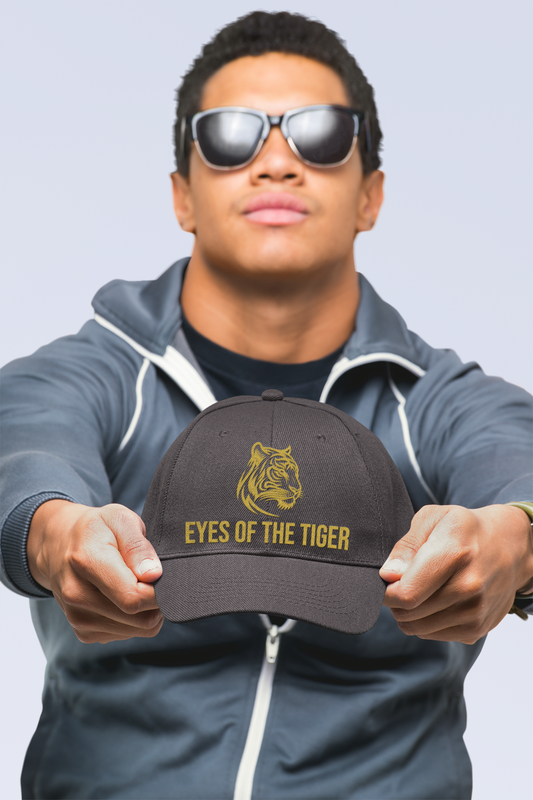 Gorra de algodón unisex bordada Eyes of the Tiger