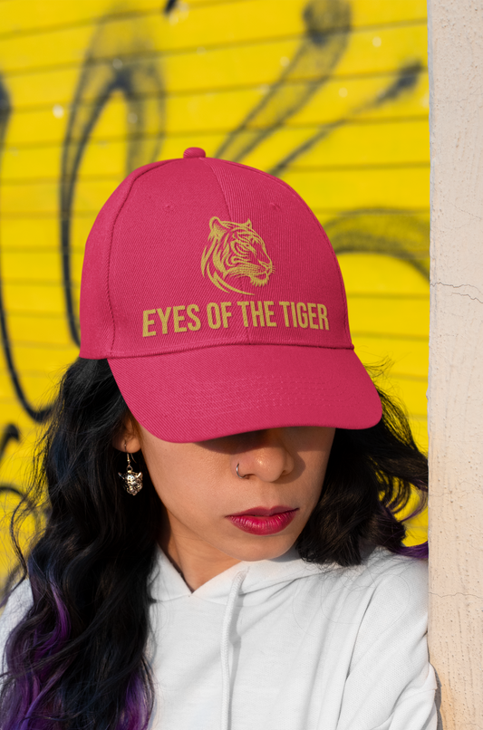 Gorra de algodón unisex bordada Eyes of the Tiger