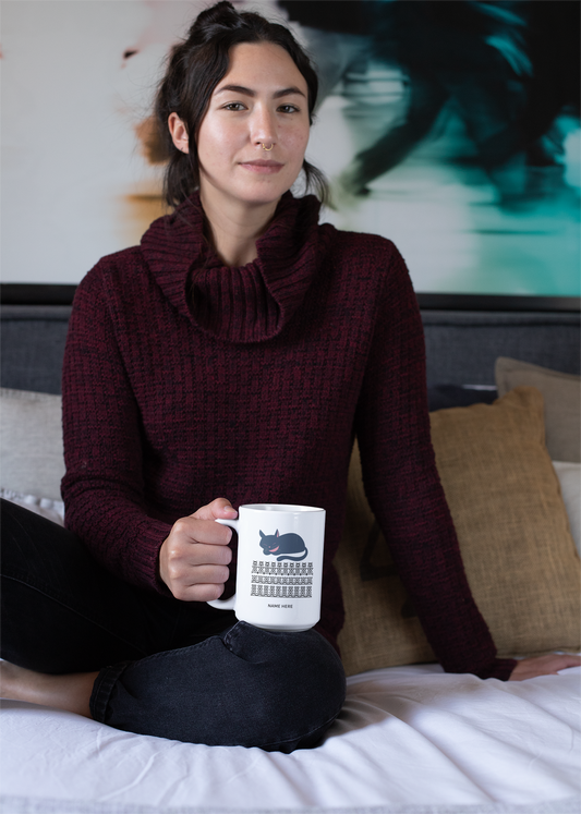Taza de cerámica con patrón oculto, taza de café sarcástica, taza de té novedosa, regalo de oficina