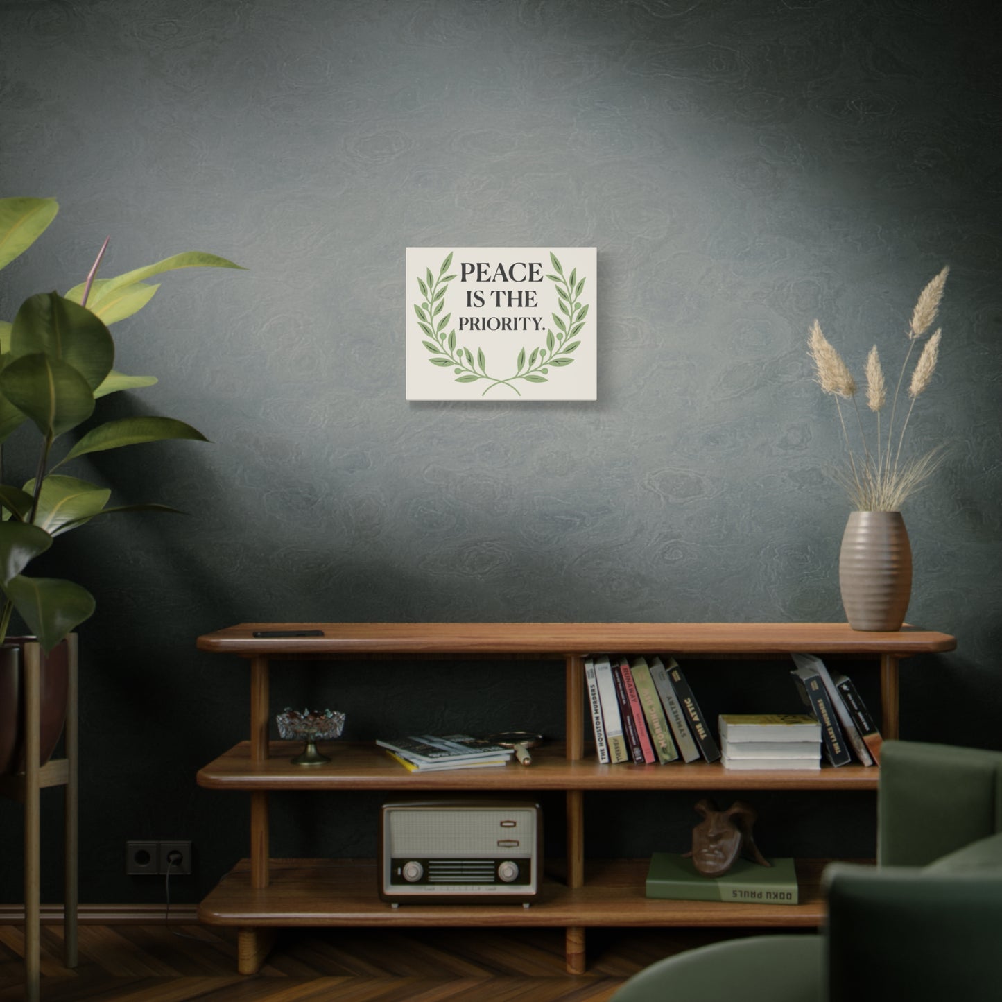 Peace Is the Priority – Mindful Matte Canvas Wall Art 1.25”