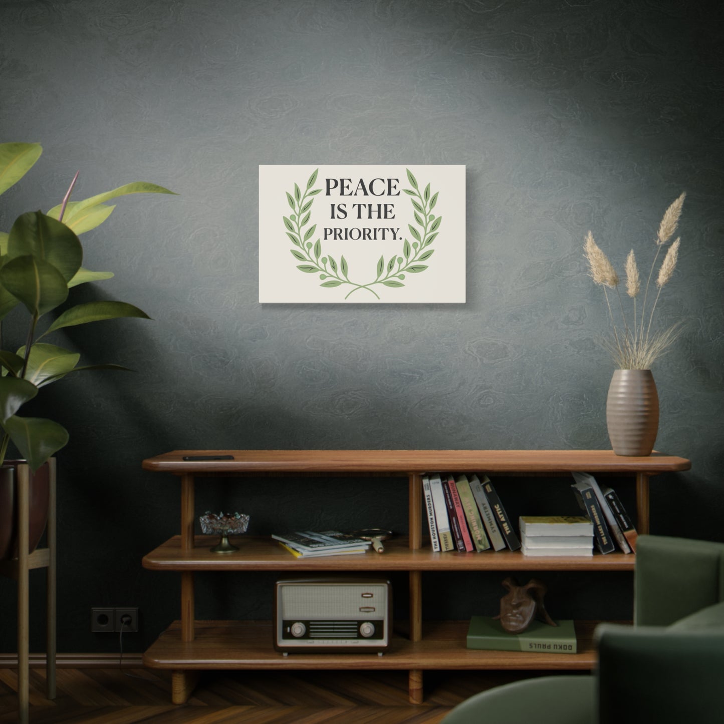 Peace Is the Priority – Mindful Matte Canvas Wall Art 1.25”